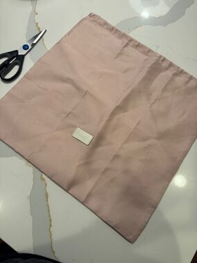 RADLEY LONDON Blush Pink Dust Bag with Cream Logo Patch